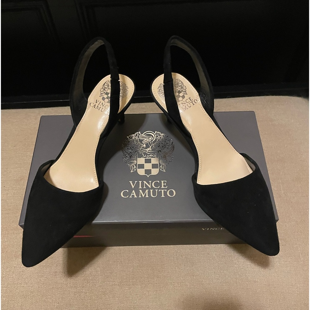 Vince Camuto Suede slingback heels